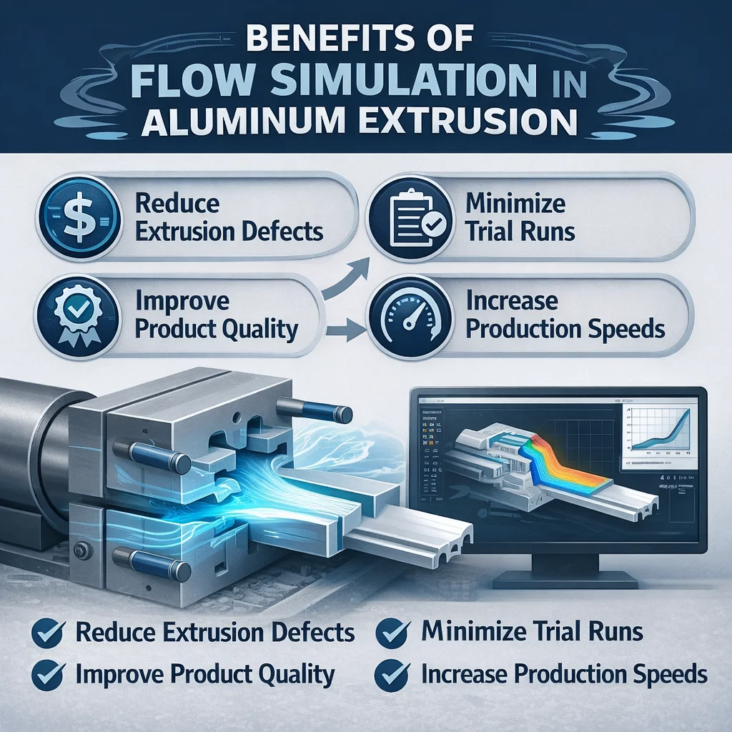 Extrusion flow infographic